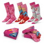 Cerdá Pack de 3 chaussettes DC Comics Superman et Supergirl 36-43