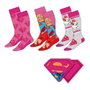 Cerdá Pack de 3 chaussettes DC Comics Superman et Supergirl 36-43
