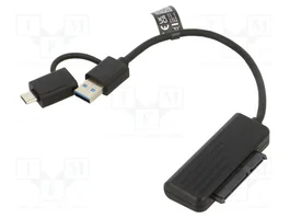 LOGILINK Adaptateur USB pour SATA (USB A et USB C)