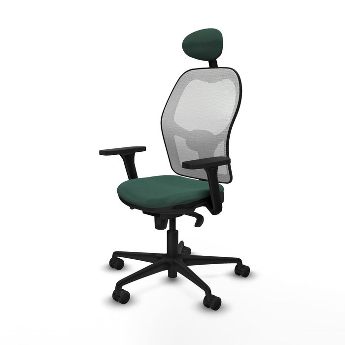 Piqueras y Crespo Chaise de Bureau avec Appui-tête Jorquera 3D036N1 Vert Piqueras y Crespo Chaise de Bureau avec Appui-tête Jorquera 3D036N1 Vert