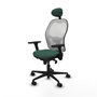 Piqueras y Crespo Chaise de Bureau avec Appui-tête Jorquera 3D036N1 Vert