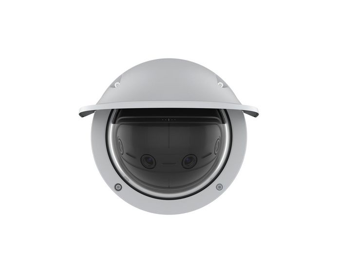 Axis P3827-PVE - Caméra multisenseur 7 MP panoramique 180° avec couverture verticale 90°, analytique IA, PoE, horizon redressé