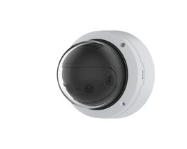 Axis P3827-PVE - Caméra multisenseur 7 MP panoramique 180° avec couverture verticale 90°, analytique IA, PoE, horizon redressé