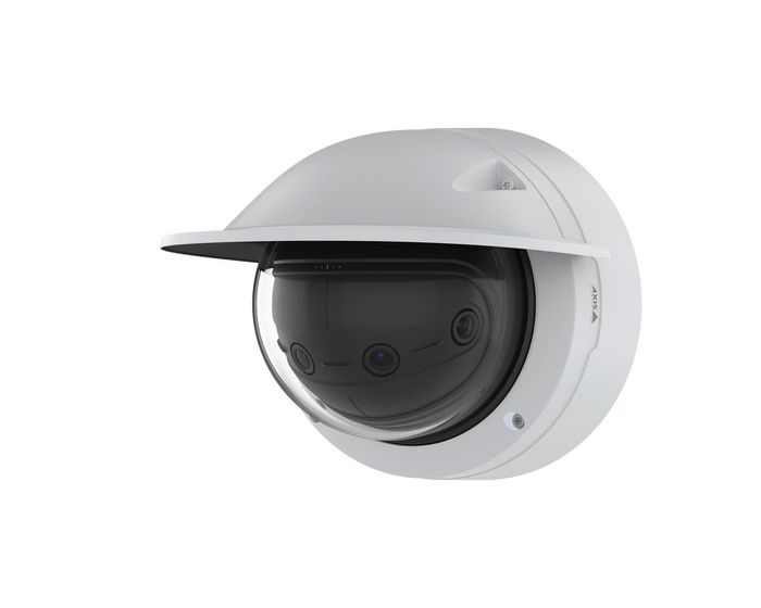 Axis P3827-PVE - Caméra multisenseur 7 MP panoramique 180° avec couverture verticale 90°, analytique IA, PoE, horizon redressé