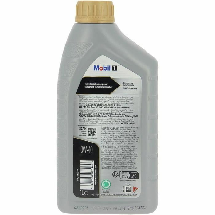 Mobil Huile moteur 0W-40 FS 1 L Mobil Huile moteur 0W-40 FS 1 L