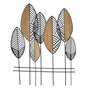 BigBuy Home Décoration murale Noir Naturel Fer Fibre naturelle 81 x 4,5 x 102 cm