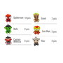 Cerdà - Pince sac 24 pièces Marvel T.Unica - Assortiment de modèles