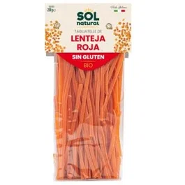 SOLNATURAL Tagliatelles de Lentille Rouge Bio Sans Gluten 250 g Aliment Vegan