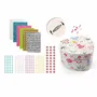 Sycomore Stick'N Fun 3D Mosaïques - Boîte à Musique Coeur Ballerine Fée - Coffret Loisir Créatif avec Mosaïques et Gems - Dès 5 ans