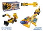 JugaToys Excavatrice convertible en piste 2 en 1 avec lumières et sons