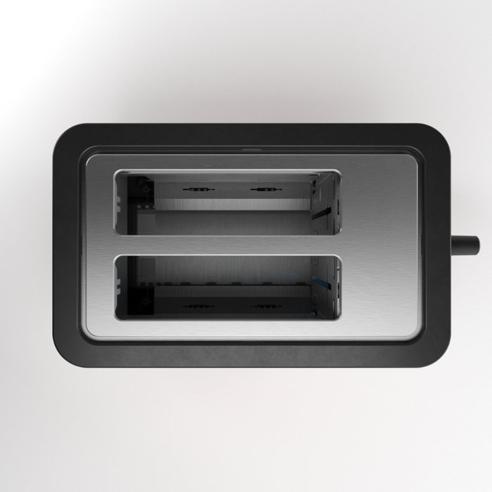 Aiwa KOTAN ABT-1000 Grille-pain 1000 W 2 Fentes Extra Larges, 7 Niveaux de Dorage, Décongélation, Réchauffage, Acier Inoxydable Anti-traces