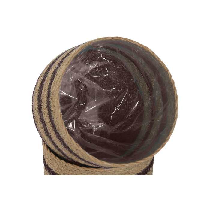 Home ESPRIT Set de pots de fleurs Esprit Naturel Brun foncé Fibre naturelle Home ESPRIT Set de pots de fleurs Esprit Naturel Brun foncé Fibre naturelle