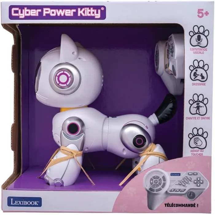 Lexibook Cyber Power Chat Kitté - Commande vocale et télécommande