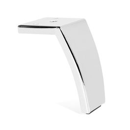 Q&Q Pied Métallique Penny H100-H120 Chrome Hauteur 120mm Fer