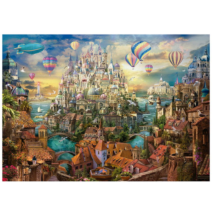 Educa Puzzle 8000 pièces Adultes - Ville des Rêves - 19570 - Puzzle complexe de grande taille (192 x 136 cm)