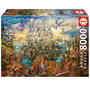 Educa Puzzle 8000 pièces Adultes - Ville des Rêves - 19570 - Puzzle complexe de grande taille (192 x 136 cm)