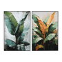Home ESPRIT Toile ESPRIT Vert Palmiers Tropical 80 x 3,5 x 120 cm (2 Unités)