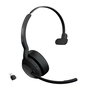 Jabra Evolve2 55 Link380c UC Casque Mono Professionnel avec Réduction de Bruit Active (ANC), Bluetooth et Microphone Anti-Bruit pour Télétravail et Appels