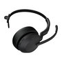 Jabra Evolve2 55 Link380c UC Casque Mono Professionnel avec Réduction de Bruit Active (ANC), Bluetooth et Microphone Anti-Bruit pour Télétravail et Appels