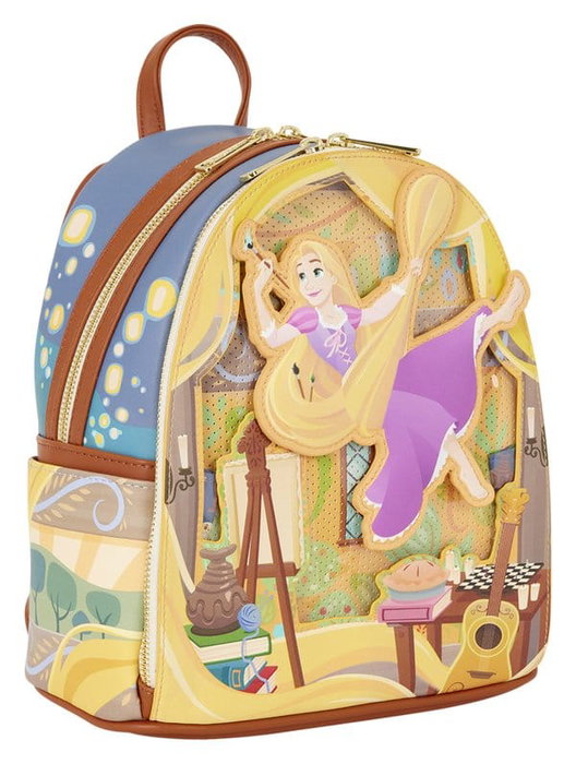 Loungefly Sac à dos Mini Rapunzel Painting Loungefly Sac à dos Mini Rapunzel Painting