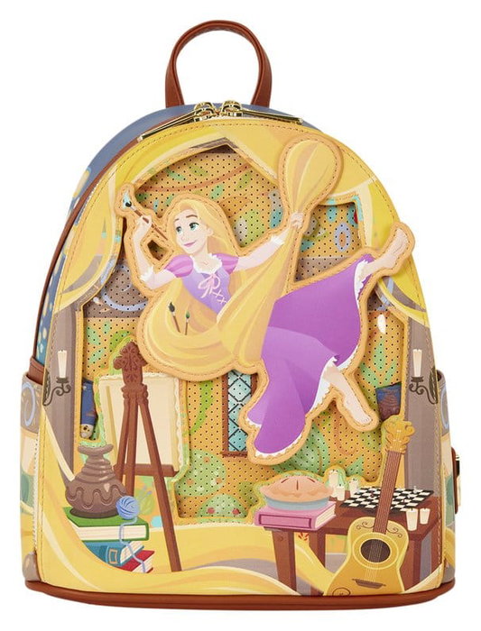 Loungefly Sac à dos Mini Rapunzel Painting Loungefly Sac à dos Mini Rapunzel Painting
