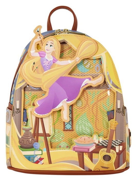 Loungefly Sac à dos Mini Rapunzel Painting Loungefly Sac à dos Mini Rapunzel Painting