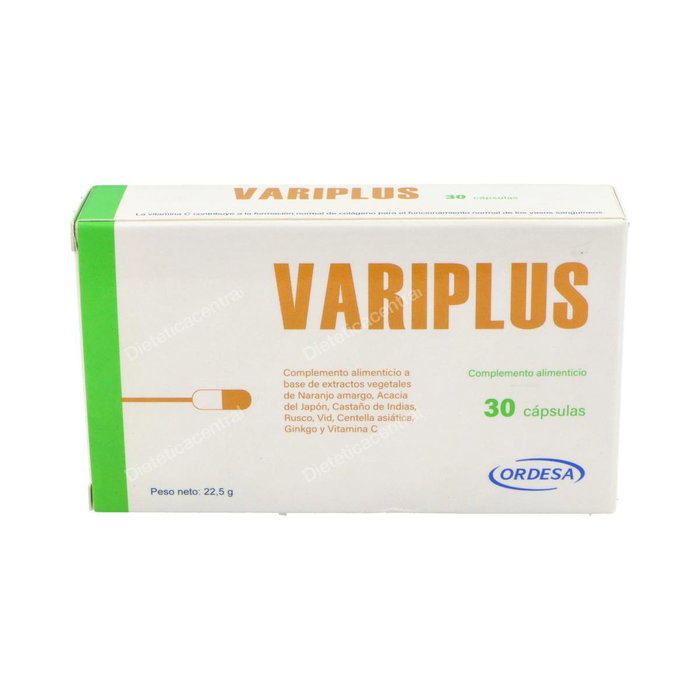 Sodeinn Variplus 30 gélules – Complément alimentaire circulation veineuse, jambes lourdes, extraits végétaux vitamine C Sodeinn Variplus 30 gélules – Complément alimentaire circulation veineuse, jambes lourdes, extraits végétaux vitamine C