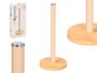 Kinvara Porte-rouleau Base en Bambou et Fer Beige 32,5 x 15 x 4 cm (Set de 12)