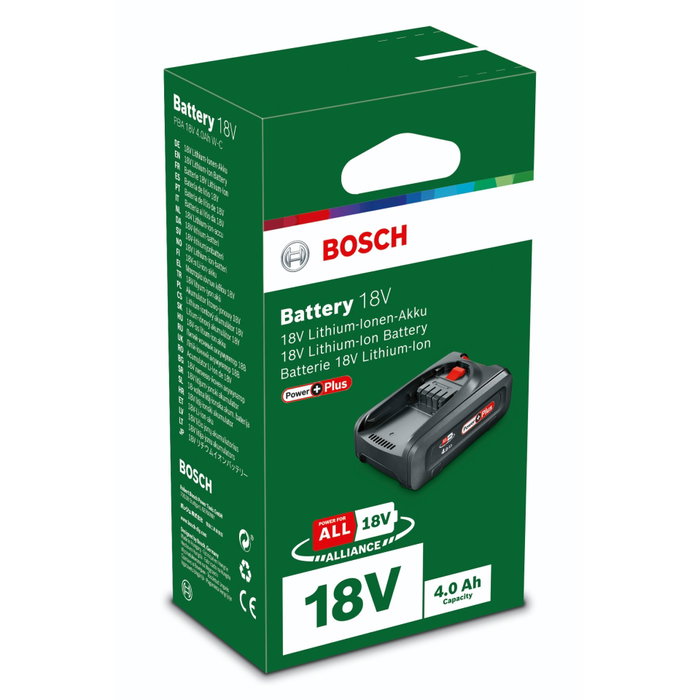 Bosch Batterie 18V 4 Ah POWER FOR ALL 18V Power Plus Bosch Batterie 18V 4 Ah POWER FOR ALL 18V Power Plus