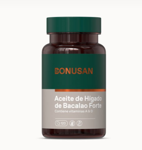BONUSAN Levertraan Forte - Huile de foie de morue 120 perles