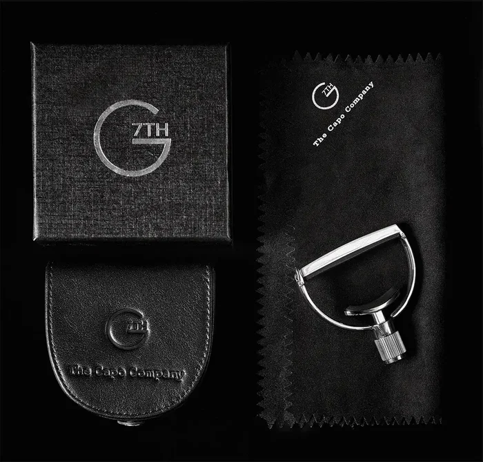 G7TH Cejilla Adaptable Capodastre Guitare Argenté Standard
