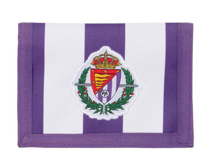 Safta Billetera Portefeuille avec Coque Rigide Real Valladolid 12,5 x 9,5 x 1 cm - Pour Enfants à Partir de 3 Ans