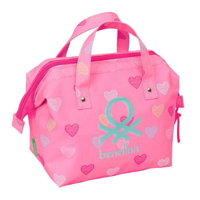 Benetton Nécessaire de voyage Heart - 26.5x12.5x17.5 cm, compartiment à fermeture éclair, intérieur doublé, poignée de transport Benetton Nécessaire de voyage Heart - 26.5x12.5x17.5 cm, compartiment à fermeture éclair, intérieur doublé, poignée de transport