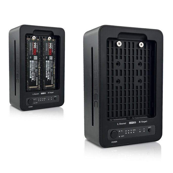 FANTEC NVMe-X2U32-20G Station de clonage 2x 20Gbit/s