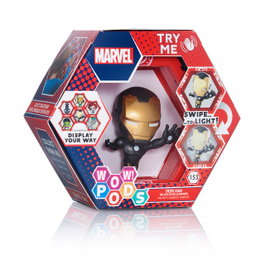 Wow stuff Figurine Wow! Pod Marvel Iron Man avec éclairage à détecteur de mouvement