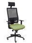 Piqueras y Crespo Chaise de Bureau Horna Vert Olive et Noir
