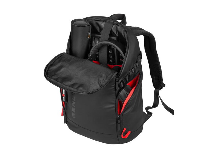 Genesis Pallad 420 Sac à dos ordinateur portable 15.6 pouces Noir Polystère 600D Résistant à l'eau