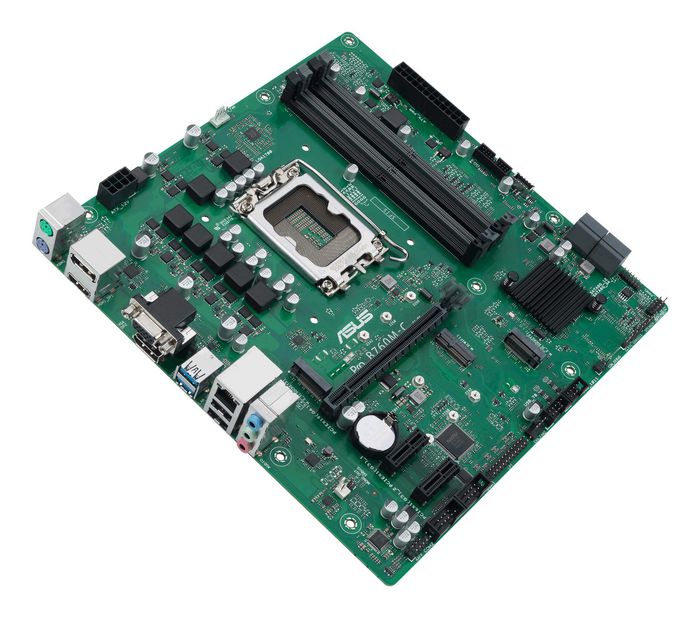 Asus Carte mère Pro Micro-ATX Intel B760 pour entreprise - Sécurité renforcée, gestion IT (ACC Express), DDR5, PCIe 4.0, socket LGA 1700 pour 13e Gen