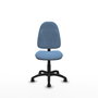 PIQUERAS Y CRESPO Chaise de bureau Algarra bleu ciel sans accoudoirs