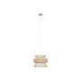 Suspension Home ESPRIT Marron Bambou 50 W 40 x 40 x 30 cm