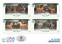 Jugatoys - naturetoys Set de figurines Cheval et Poulain avec fermier et clôture, 5 pièces