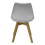 FORÖL Chaise de Réception Don Rodrigo Blanc (Pack de 4)