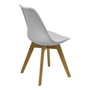 FORÖL Chaise de Réception Don Rodrigo Blanc (Pack de 4)