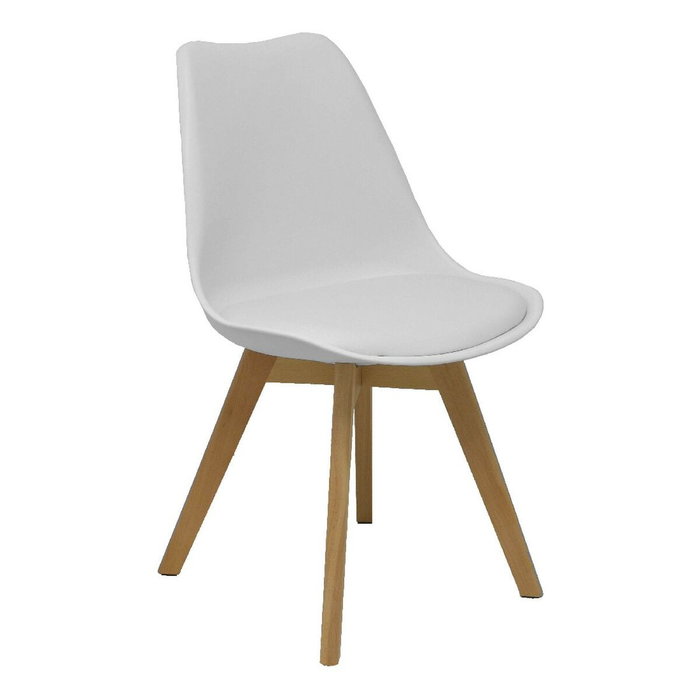 FORÖL Chaise de Réception Don Rodrigo Blanc (Pack de 4)