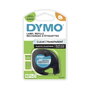 Dymo LetraTag Ruban d'étiquetage Plastique Transparent 12 mm x 4 m