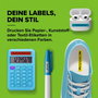 Dymo LetraTag Ruban Plastique Transparent 12 mm x 4 m