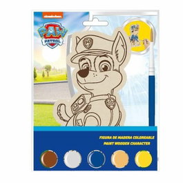 Cerdá Figurines à colorier en bois Paw Patrol, 14 x 18 x 5 cm