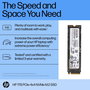 HP Disque SSD interne M.2 NVMe PCIe Gen4 de 1 To pour portable - Performances ultra-rapides, 3 ans garantie