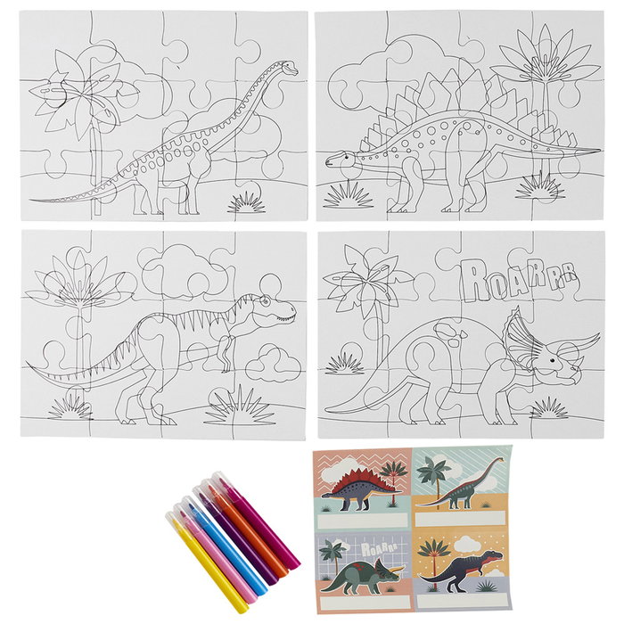Jeux 2 momes JGO. 4 puzzles pour colorier Jeux 2 momes JGO. 4 puzzles pour colorier