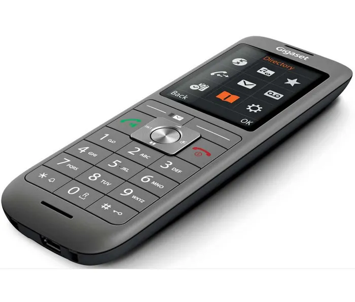 Gigaset Téléphone sans fil CL 660 HX avec écran couleur rétroéclairé 2,4 pouces, base modulable et connexion USB Gigaset Téléphone sans fil CL 660 HX avec écran couleur rétroéclairé 2,4 pouces, base modulable et connexion USB